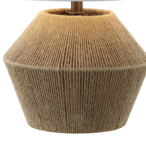 HomeRoots 27" Gold Table Lamp with Elegant Empire Shade - Perfect for Ambient Lighting in Any Room 716038
