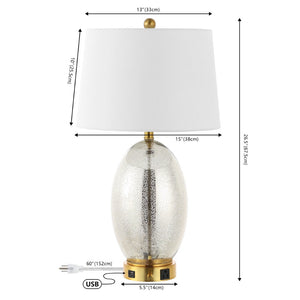 HomeRoots Set of Two 21" Black Table Lamps with White Drum Shades – Modern LED Lighting for Chic Spaces 716041