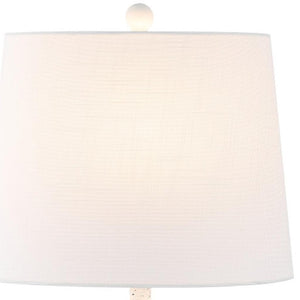HomeRoots 22" Clear Table Lamp with Empire Shade - Stylish LED Lighting for Ambient Home Decor & Safety 716044