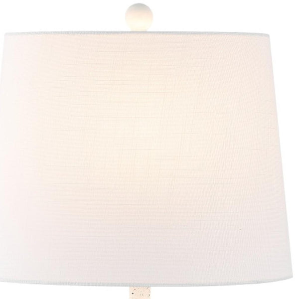 HomeRoots 22" Clear Table Lamp with Empire Shade - Stylish LED Lighting for Ambient Home Decor & Safety 716044