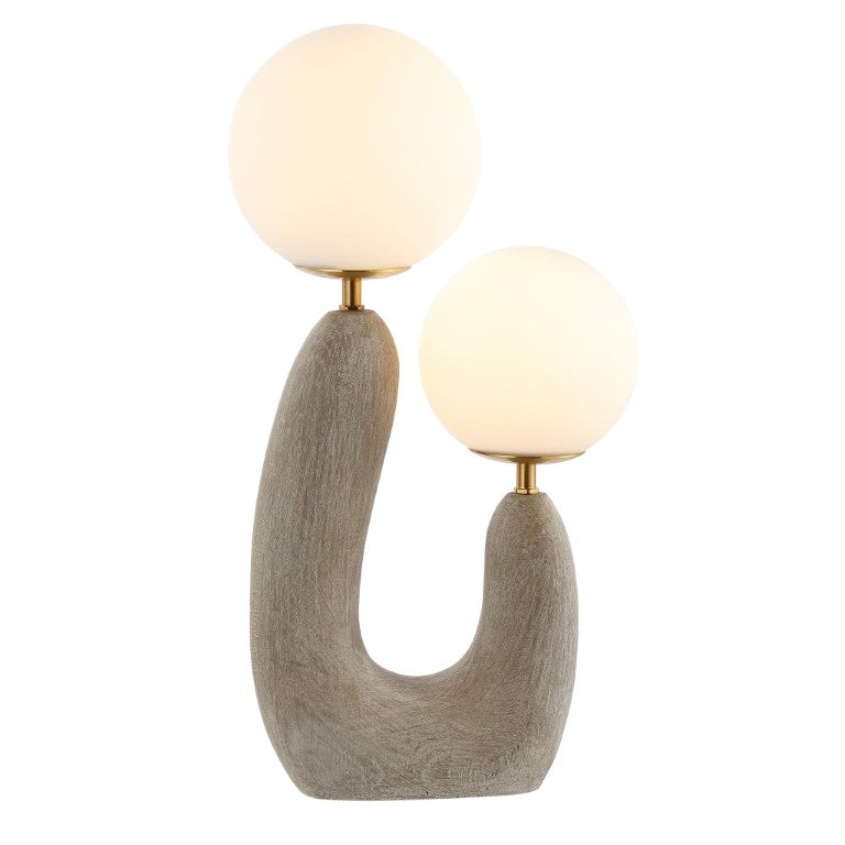 18 Inch Clear Acrylic Novelty Table Lamp Accent Light for Bedroom or Living Room