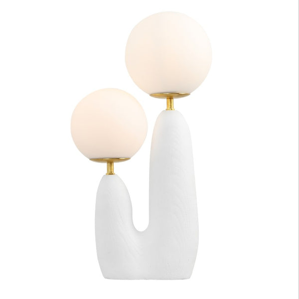 HomeRoots 18 Inch Clear Novelty Accent Table Lamp for Bedside Living Room Decorative Lighting 716048
