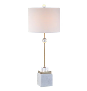 Set of Two Table Lamps with Fabric Drum Shades for Modern Living Rooms and Bedrooms