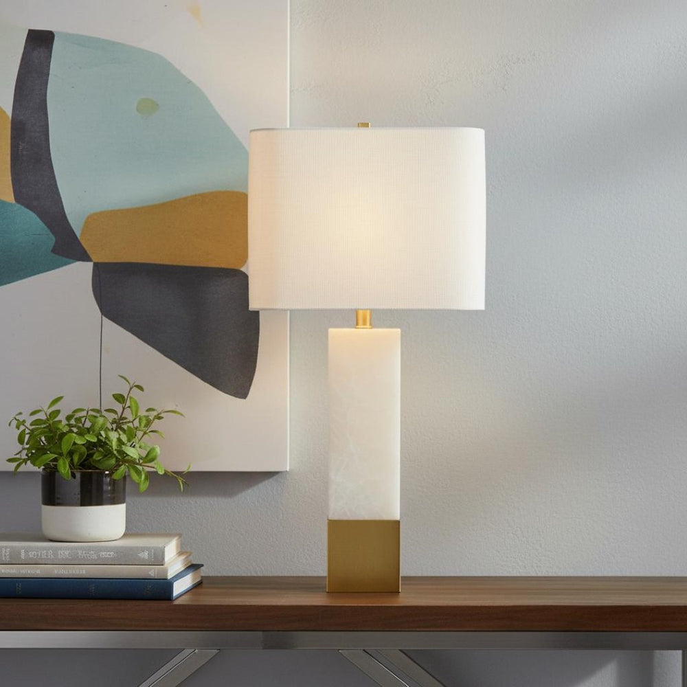 HomeRoots 22" Clear Novelty Table Lamp - Elegant LED Design with Empire Shade for Stylish Home Lighting 716064