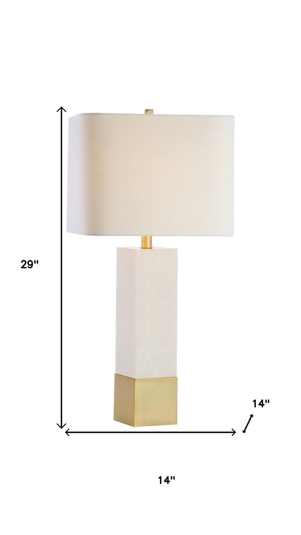 HomeRoots 22" Clear Novelty Table Lamp - Elegant LED Design with Empire Shade for Stylish Home Lighting 716064