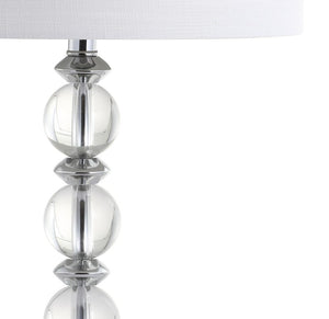 Set of Two Silver Finish Accent Table Lamps Featuring Drum Shades for Modern Living