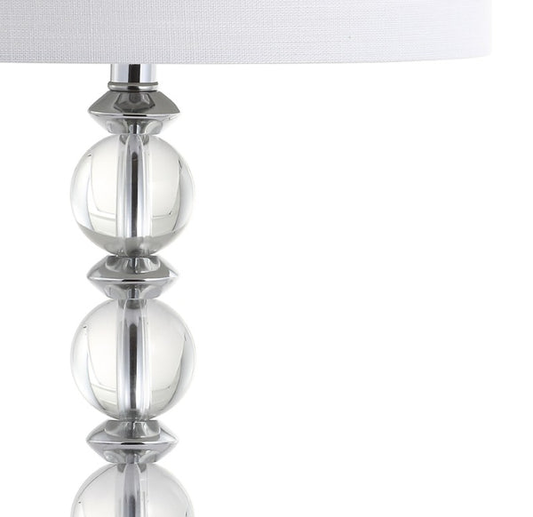 Set of Two Silver Finish Accent Table Lamps Featuring Drum Shades for Modern Living