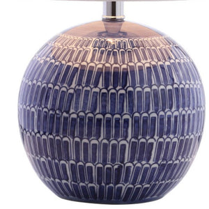 21 Inch Clear Accent Table Lamp with Drum Shade for Modern Living Room Decor