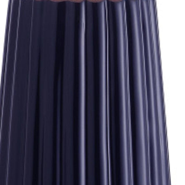 HomeRoots 29" Gold Novelty Table Lamp - Chic Modern Design with White Linen Drum Shade for Ambient Lighting 716079