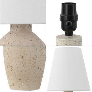 Set of Two Urn Table Lamps with Empire Shades for Elegant Bedroom and Living Room Lighting