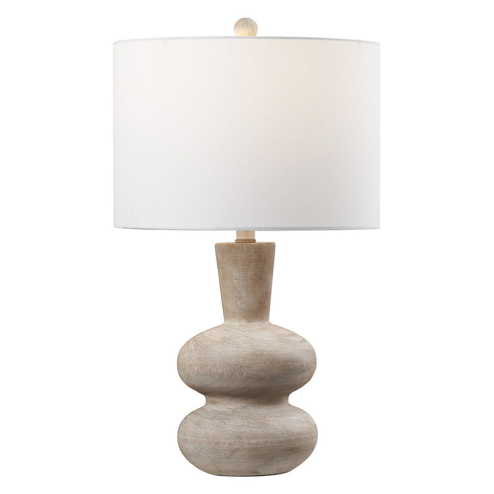 HomeRoots 24" Modern LED Table Lamp with Brass Globe Shade and White Marble Base for Chic Home Decor 716119