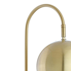 HomeRoots 26" Gold Table Lamp with Brass Drum Shade - Modern LED Lighting for Stylish Home Decor & Ambiance 716120