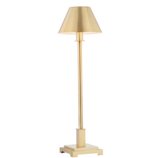 HomeRoots 23" Gold Novelty Table Lamp - Chic LED Globe Shade for Modern Ambiance in Living Room or Office 716121
