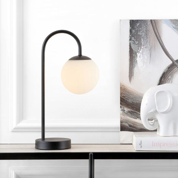 HomeRoots 21" Gold Table Lamp - Elegant LED Lighting with Modern Candlestick Design for Home Ambiance 716123