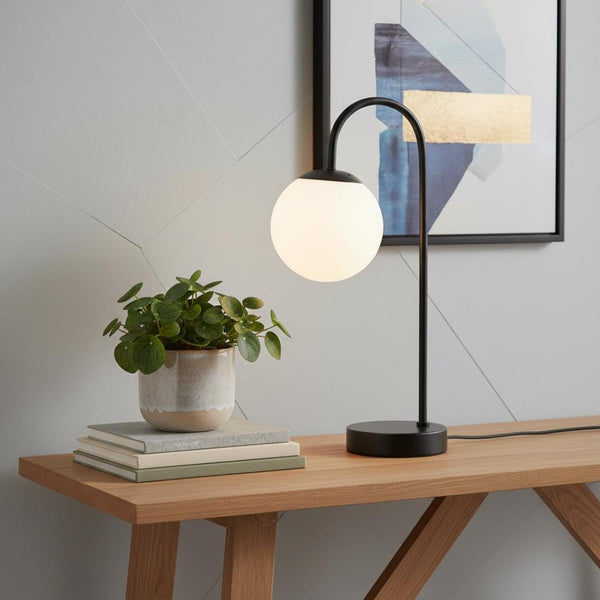 HomeRoots 21" Gold Table Lamp - Elegant LED Lighting with Modern Candlestick Design for Home Ambiance 716123