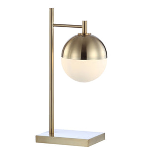 HomeRoots 20" Copper Novelty Table Lamp LED - Elegant Globe Shade for Stylish Home Lighting & Décor 716125