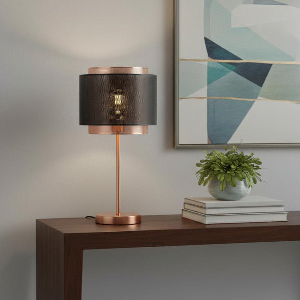 HomeRoots 22" Gold Novelty Table Lamp - Elegant Globe Shade for Warm Ambient Light in Modern Décor Spaces 716127