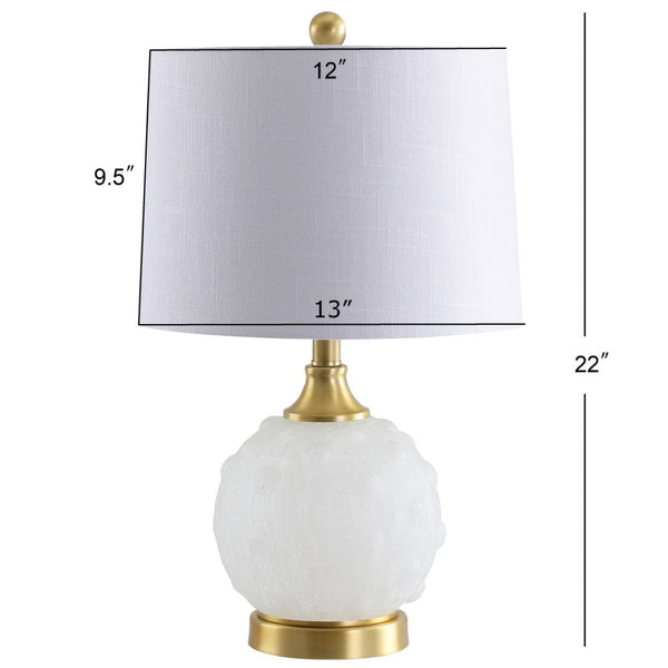 HomeRoots 26" Gold Novelty Table Lamp – Elegant Globe Shade for Modern Ambiance in Living Rooms & Offices 716130