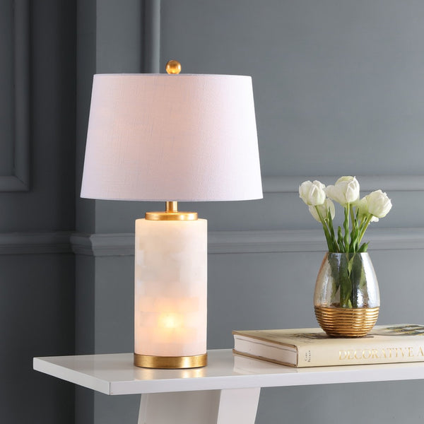 HomeRoots 29" Gold Table Lamp LED with Elegant Globe Shade – Modern Accent Lighting for Any Room Decor 716134