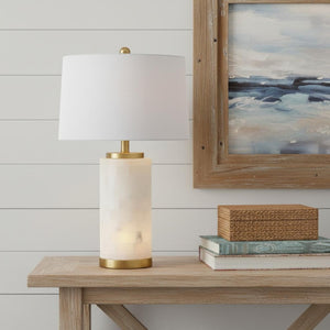 HomeRoots 29" Gold Table Lamp LED with Elegant Globe Shade – Modern Accent Lighting for Any Room Decor 716134
