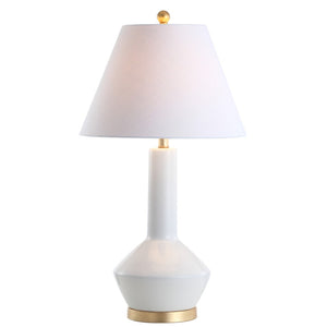 HomeRoots 27" Gold Table Lamp with Elegant Globe Shade - Modern LED Lighting for Living Room & Bedroom Decor 716135