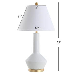 HomeRoots 27" Gold Table Lamp with Elegant Globe Shade - Modern LED Lighting for Living Room & Bedroom Decor 716135