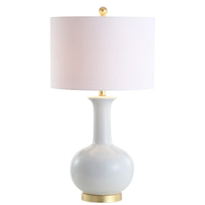 HomeRoots 27" Gold Table Lamp with Globe Shade - Modern LED Lighting for Home & Office, Elegant Design & Ambiance 716136