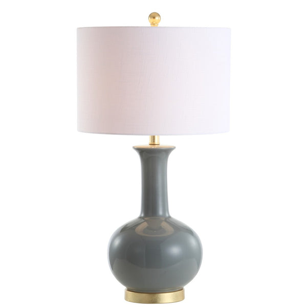 HomeRoots 22" Gold Table Lamp - LED-Compatible Globe Shade for Modern Elegance in Any Room Decor Style 716137
