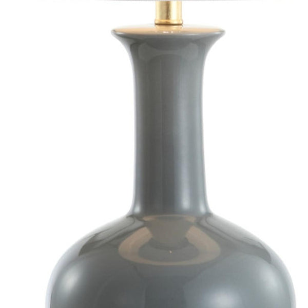 HomeRoots 22" Gold Table Lamp - LED-Compatible Globe Shade for Modern Elegance in Any Room Decor Style 716137
