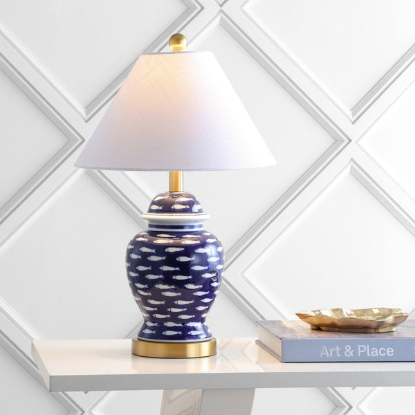 HomeRoots 21" Gold Table Lamp with Linen Globe Shade – Modern Glam Lighting for Home, Office & Bedrooms 716138