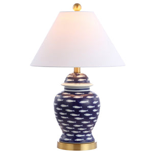 HomeRoots 21" Gold Table Lamp with Linen Globe Shade – Modern Glam Lighting for Home, Office & Bedrooms 716138