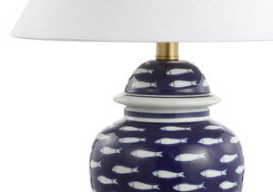 HomeRoots 21" Gold Table Lamp with Linen Globe Shade – Modern Glam Lighting for Home, Office & Bedrooms 716138
