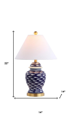 HomeRoots 21" Gold Table Lamp with Linen Globe Shade – Modern Glam Lighting for Home, Office & Bedrooms 716138