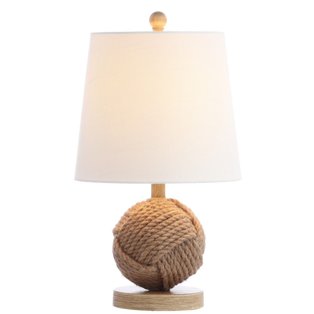 HomeRoots 27" Black Novelty Table Lamp - Stylish LED Light with Linen Shade for Cozy Home Ambiance & Decor 716147