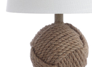 HomeRoots 27" Black Novelty Table Lamp - Stylish LED Light with Linen Shade for Cozy Home Ambiance & Decor 716147