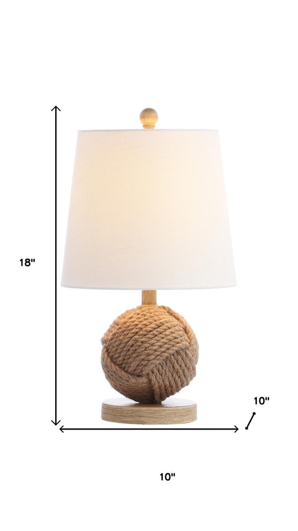 HomeRoots 27" Black Novelty Table Lamp - Stylish LED Light with Linen Shade for Cozy Home Ambiance & Decor 716147