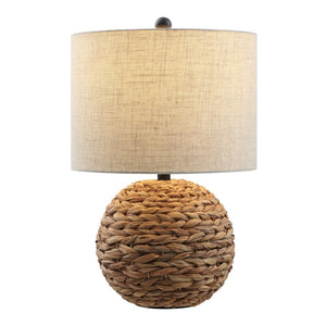 HomeRoots 29" Elegant Silver Table Lamp with Empire Shade - Modern Design for Living Rooms & Bedrooms 716151
