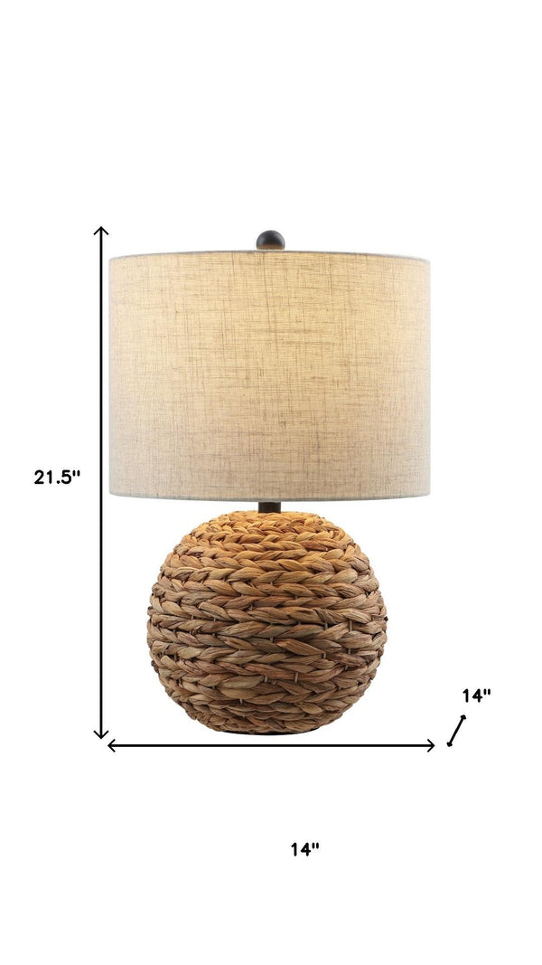 HomeRoots 29" Elegant Silver Table Lamp with Empire Shade - Modern Design for Living Rooms & Bedrooms 716151