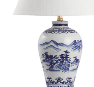 HomeRoots 27" Gold Novelty Table Lamp - Elegant LED with Classic White Linen Shade for Stylish Ambiance 716158