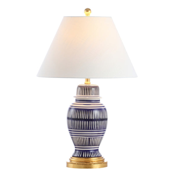 HomeRoots 22" Clear Urn Table Lamp - Elegant Empire Shade for Soft Ambient Light in Any Room Décor 716160