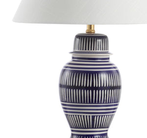 HomeRoots 22" Clear Urn Table Lamp - Elegant Empire Shade for Soft Ambient Light in Any Room Décor 716160