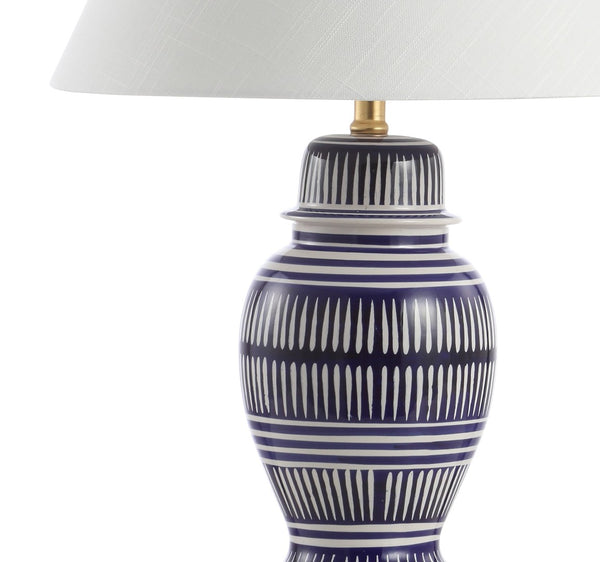 HomeRoots 22" Clear Urn Table Lamp - Elegant Empire Shade for Soft Ambient Light in Any Room Décor 716160