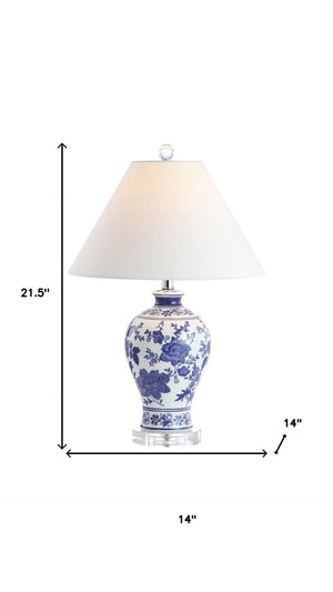 HomeRoots 29" White Table Lamp - Elegant LED Lighting with Soft Drum Shade for Home Décor & Accent Spaces 716161