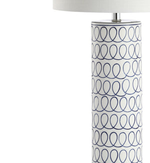 HomeRoots 32" Clear Table Lamp - Elegant Empire Shade for Modern Living Room, Bedroom & Office Decor 716162