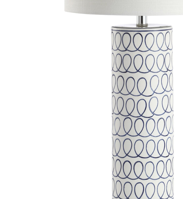 HomeRoots 32" Clear Table Lamp - Elegant Empire Shade for Modern Living Room, Bedroom & Office Decor 716162