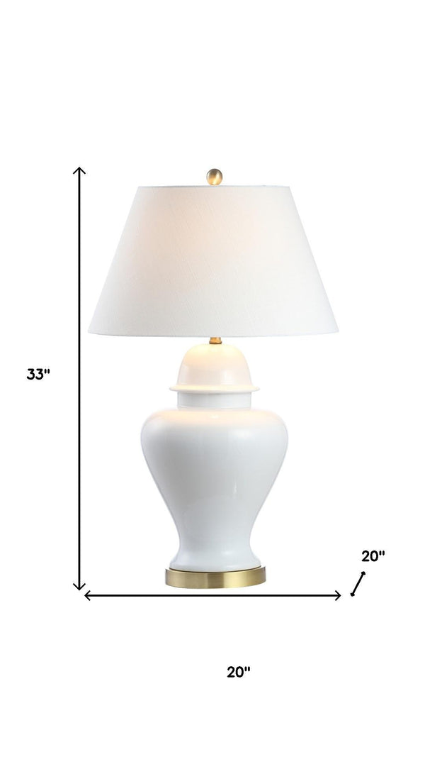 HomeRoots Set of Two 23" Clear Novelty Table Lamps with Elegant Empire Shades for Modern Home Decor Lighting 716165
