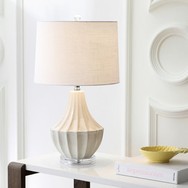 HomeRoots 30" Clear Novelty Table Lamp - Modern LED Globe Shade for Stylish Ambient Lighting in Any Room 716172