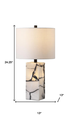 HomeRoots 23" Antiqued Bronze Table Lamp - LED-Ready Globe Shade for Timeless Style in Any Room 716183