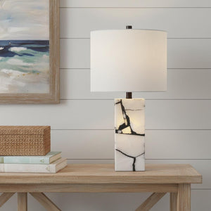 HomeRoots 23" Antiqued Bronze Table Lamp - LED-Ready Globe Shade for Timeless Style in Any Room 716183