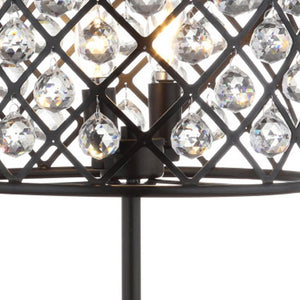 HomeRoots 16" Gold Novelty Table Lamp - Elegant LED Accent Light for Bedrooms, Living Rooms, and Offices 716185